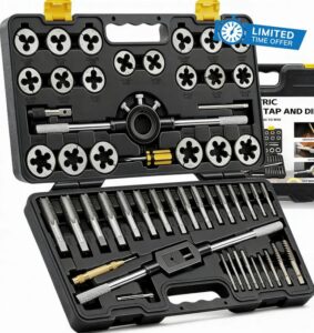 KJE 52PCS Large SAE Tap and Die Set