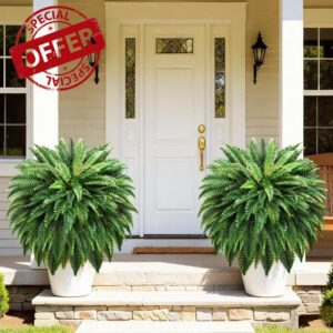 Suntee 48" Large Artificial Ferns 2 Pack