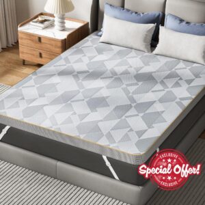 PERLECARE Firm Mattress Topper Queen
