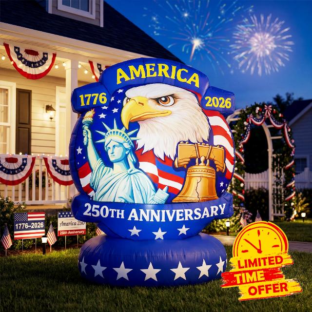 5FT Patriotic America 250th Anniversary Inflatable