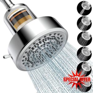 Filtered Shower head for Healthier Hair & Skin – Removes Chlorine & Heavy Metals