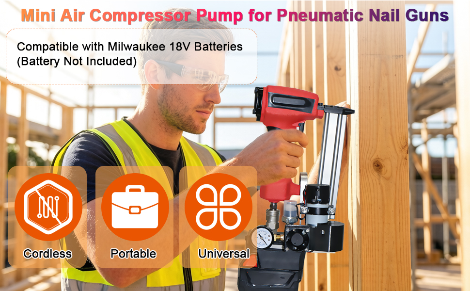 Air Compressor for Pneumatic Nall Guns