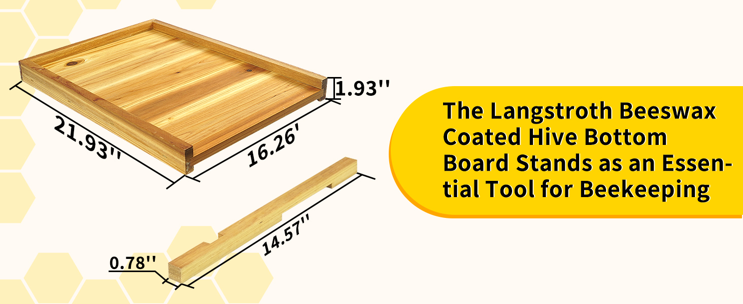 Langstroth Wax Boiling Dipped Bottom Board