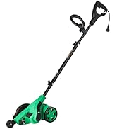 Amazon Basics 12 Amp 7.5" Double Edge Bladed Electric Corded Lawn Edger for Landscaping with Adju...