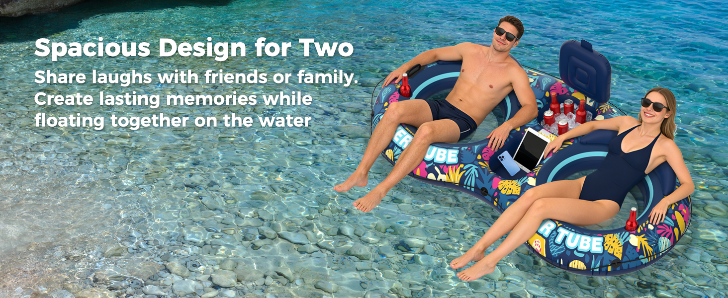 two- person river tube