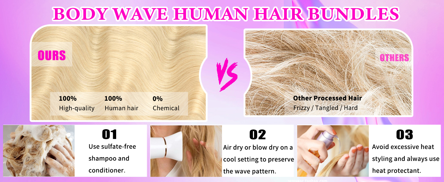 613 bundles human hair
