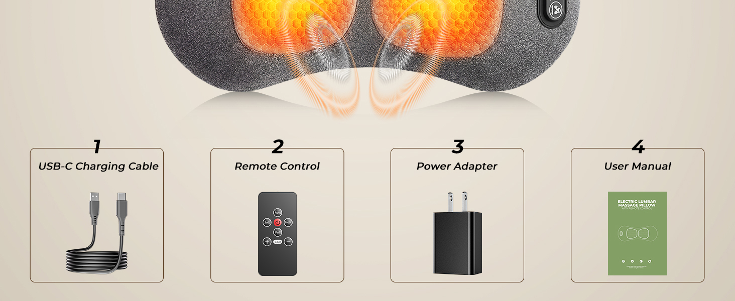 triple fusion back massager for spine pain