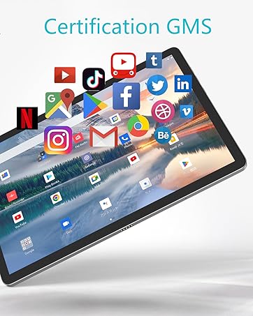 PRITOM 10 inch Kids Tablet Android 12 Tabletas 32GB, Quad-Core, 6000mAh, Large HD IPS Display, Wi...