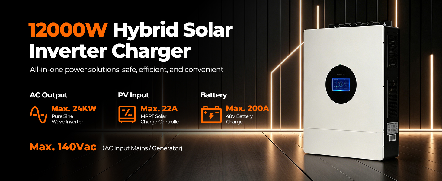12000w Hybrid Solar Inverter