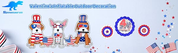 Inflatable decorative puppy