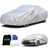 Tozaroa Car Cover Waterproof All-Weather,Heavy-Duty Outdoor Full Exterior Automobiles Snow Cover ...