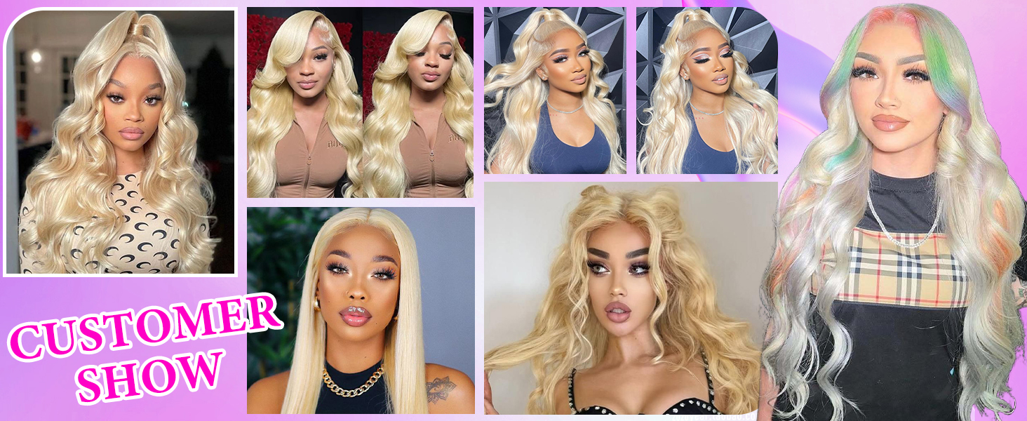 blonde human hair bundles