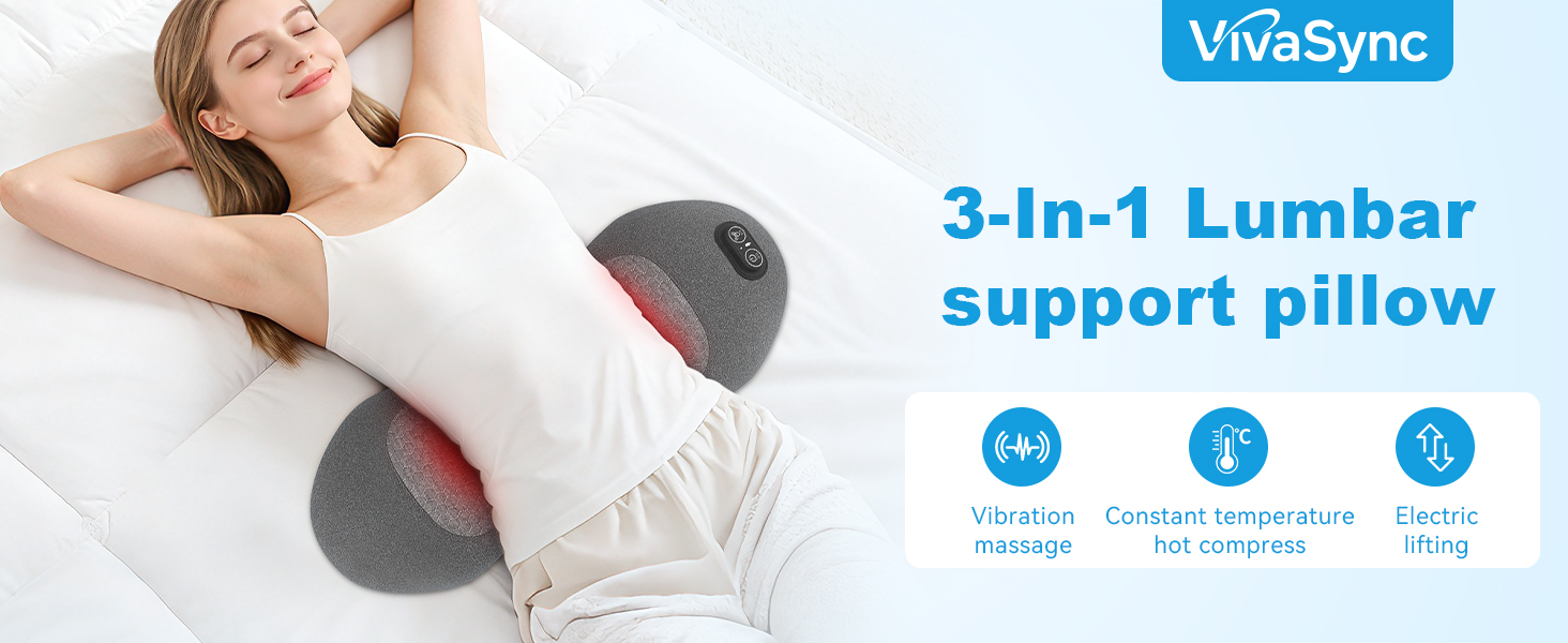 Lumbar Massager Support Pillow