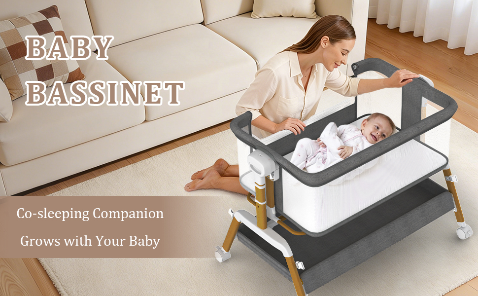 baby bassinet, bedside sleeper, bedside bassinet, crib, portable bassinet