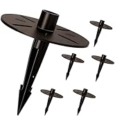 ZestPatio Outdoor Light Mounting Plate, 1/2" NPT Thread Landscape Spot Flood Lighting Accessories...