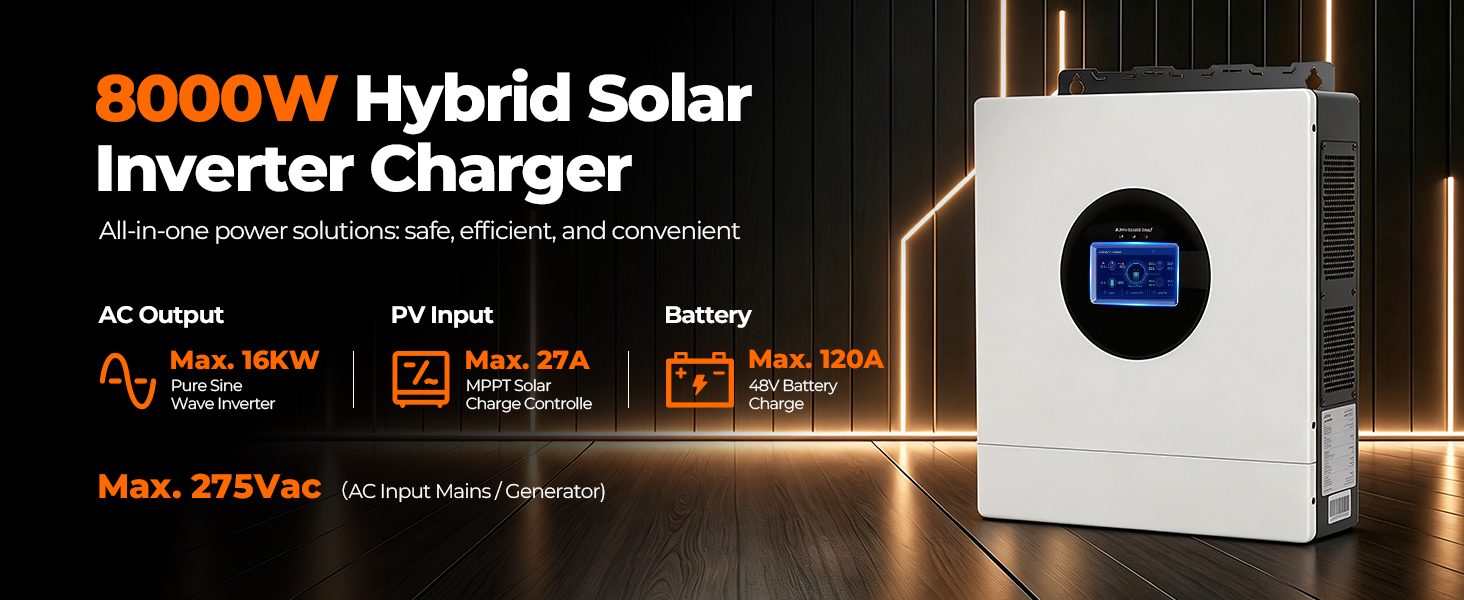 8000W Hybrid Solar Inverter