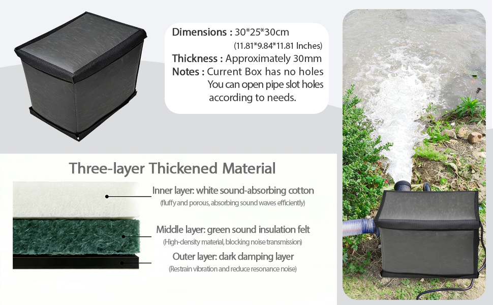 generator noise reduction box generator box enclosure soundproof box for water pump