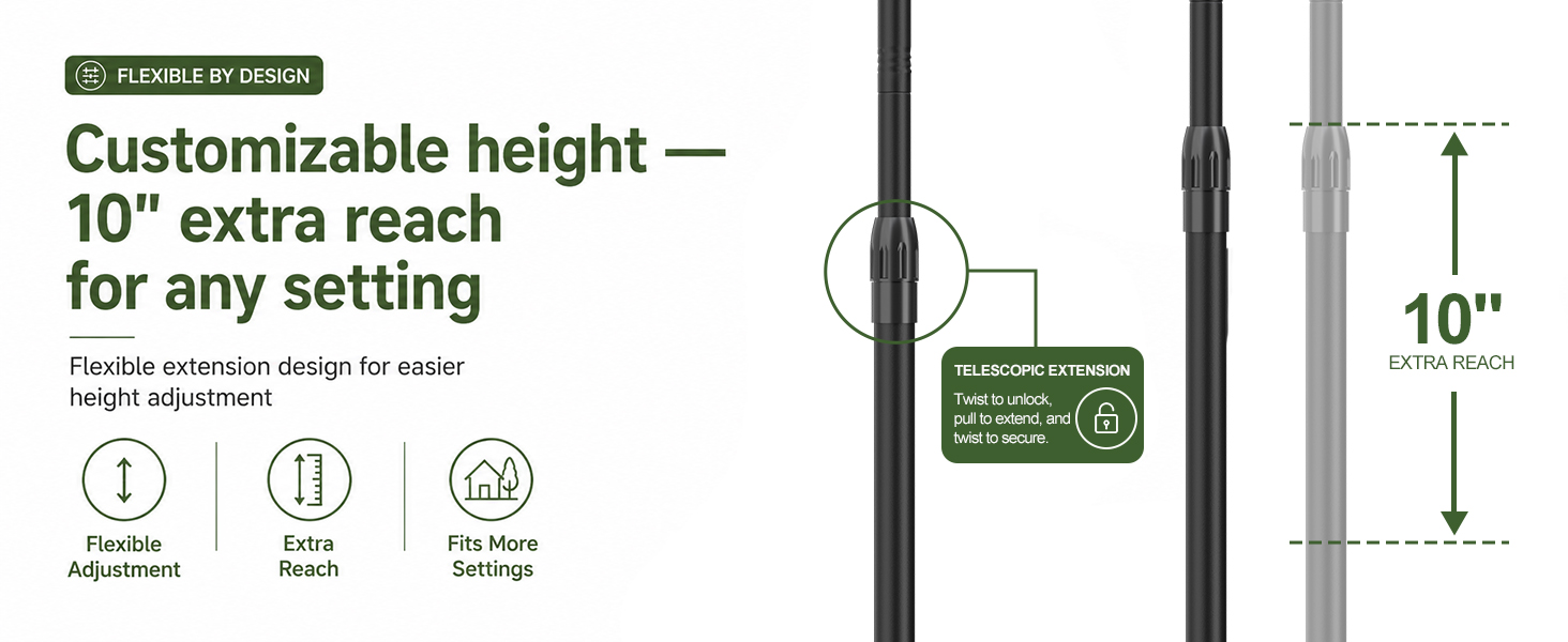 heavy duty bird feeder pole