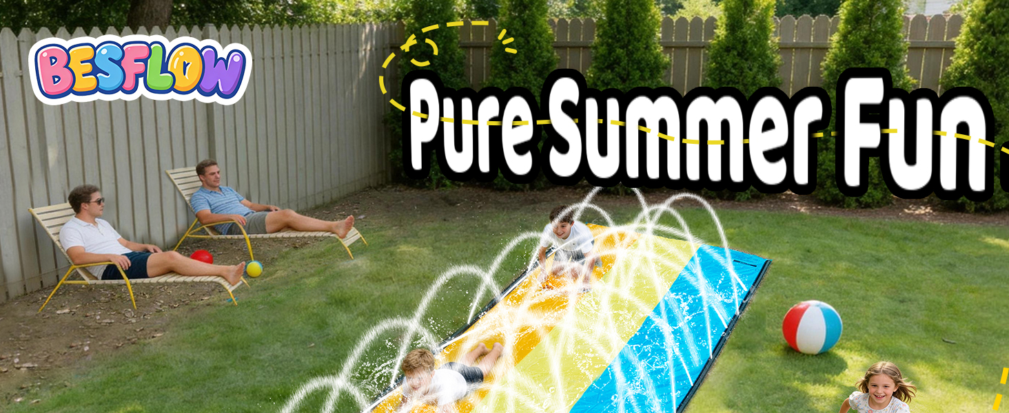 Slip and Water Slide