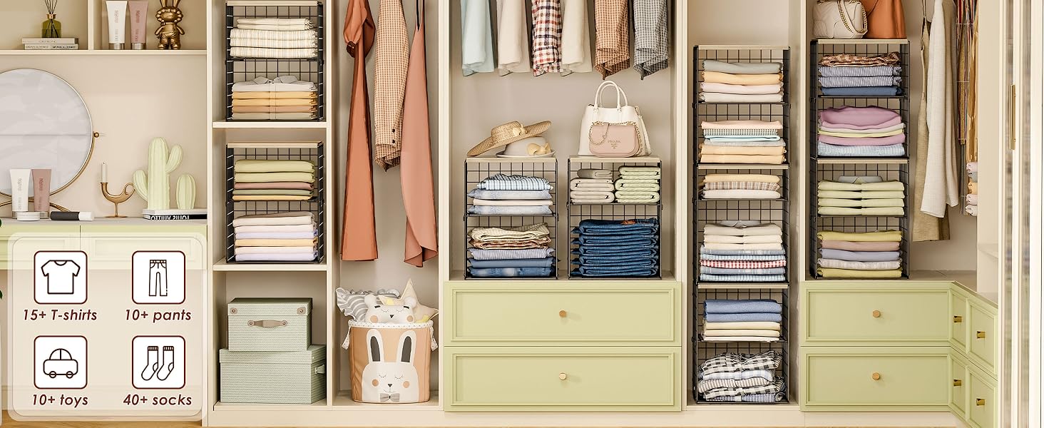 Space-Saving Closet Organizer System