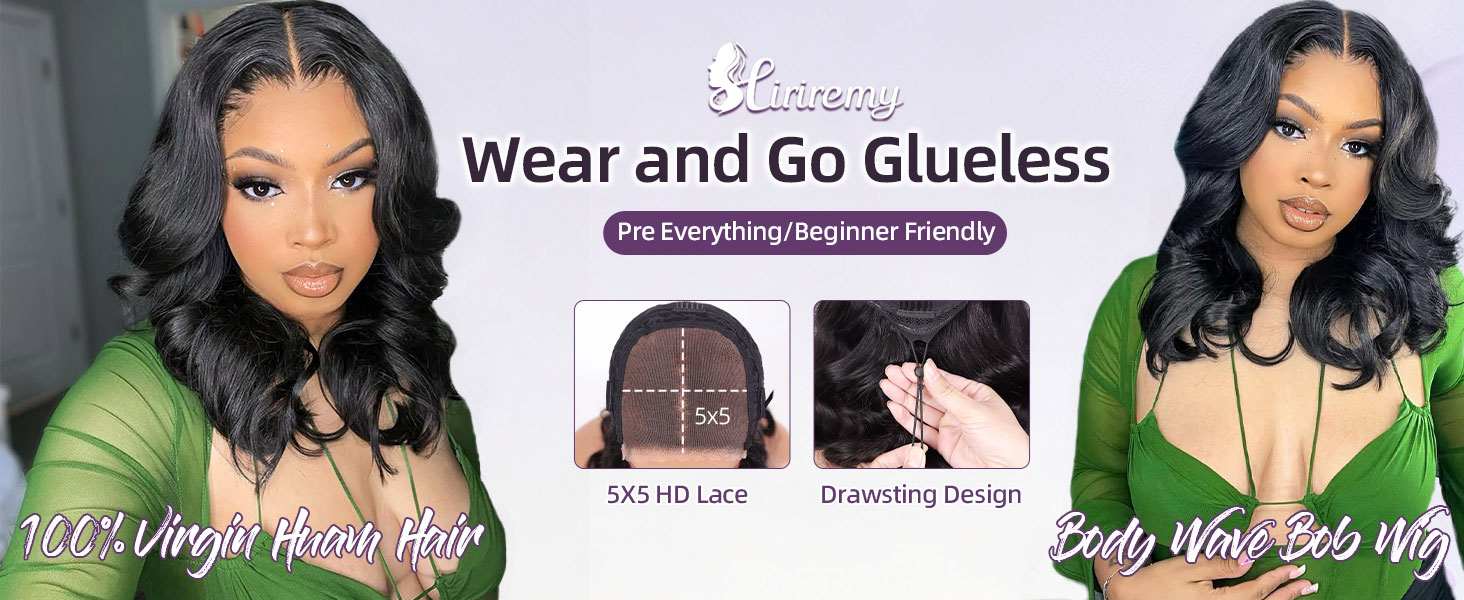 glueless wigs human hair pre plucked pre cut,5x5 hd lace front wigs human hair for black women
