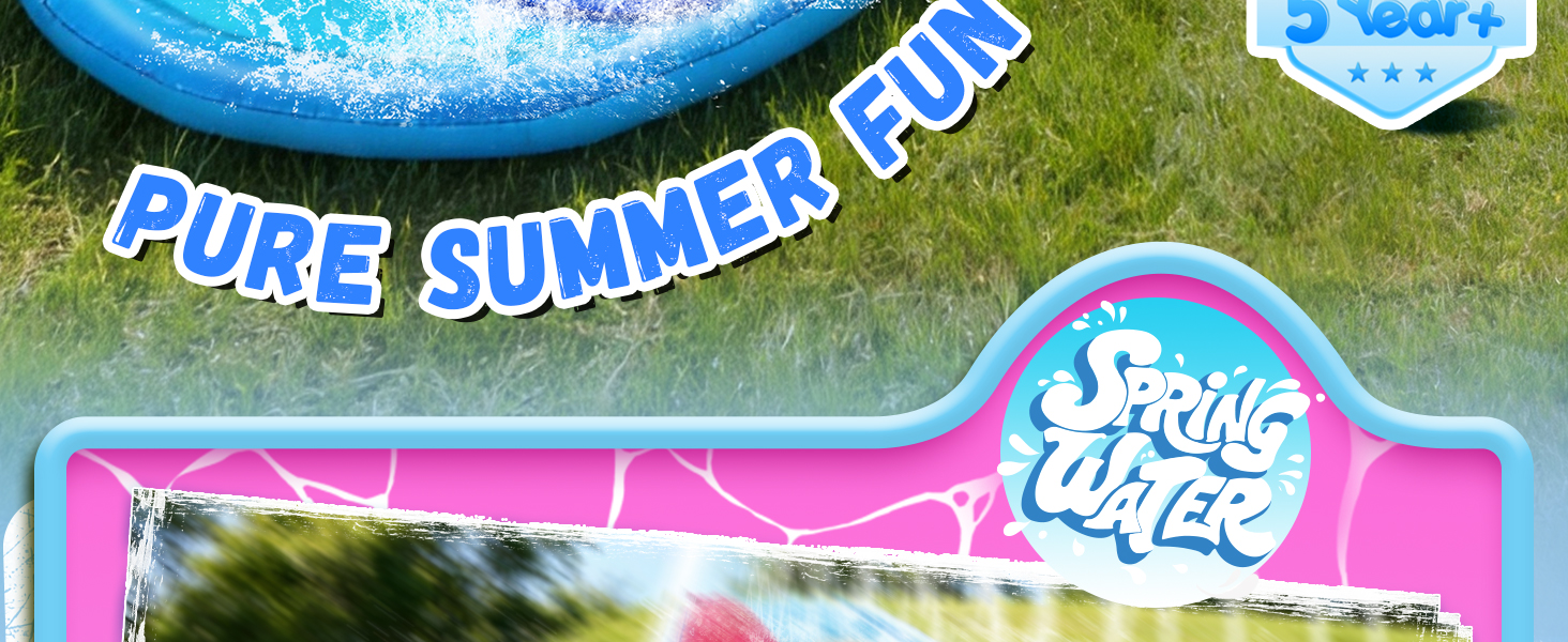 slip and water slide