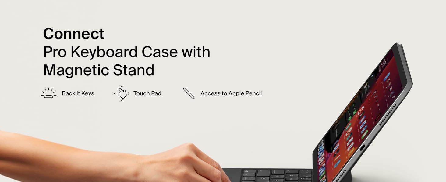 Connect Pro Keyboard Case with Magnetic Stand
