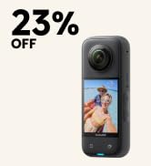 Insta360 X4 Standard Bundle - Waterproof 8K 360 Action Camera, 4K Wide-Angle Video, Invisible Sel...