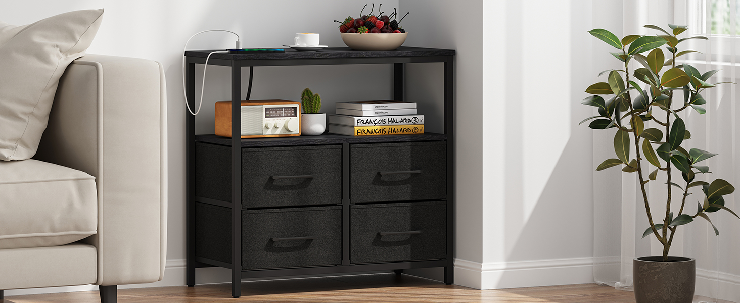 side table in livingroom