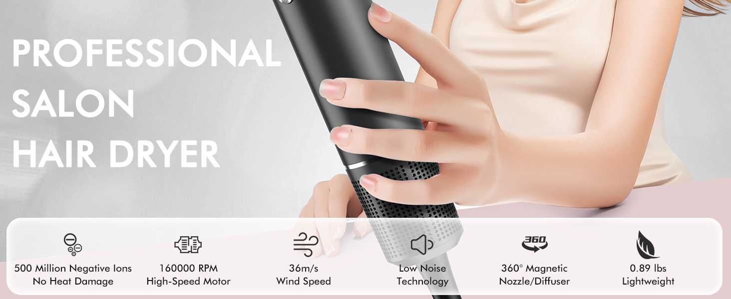 HAIR DRYER WITH DIFFUSER