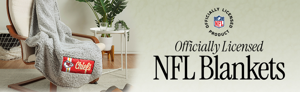Officially Licensed NFL Blankets