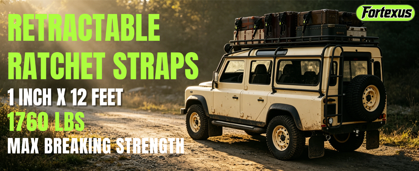 retractable ratchet straps