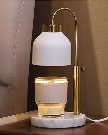 AIKUT Candle Warmer Lamp, with 2 Bulbs,Timer & Dimmer,Height Adjustable Electric Top Candle Melte...