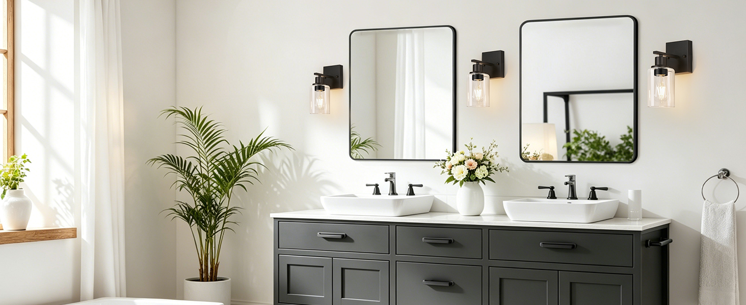 bathroom sconces set of 2