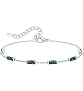 LOUISA SECRET Mothers Day Gifts for Mom Birthstone Bracelets for Women, 925 Sterling Silver/Stain...