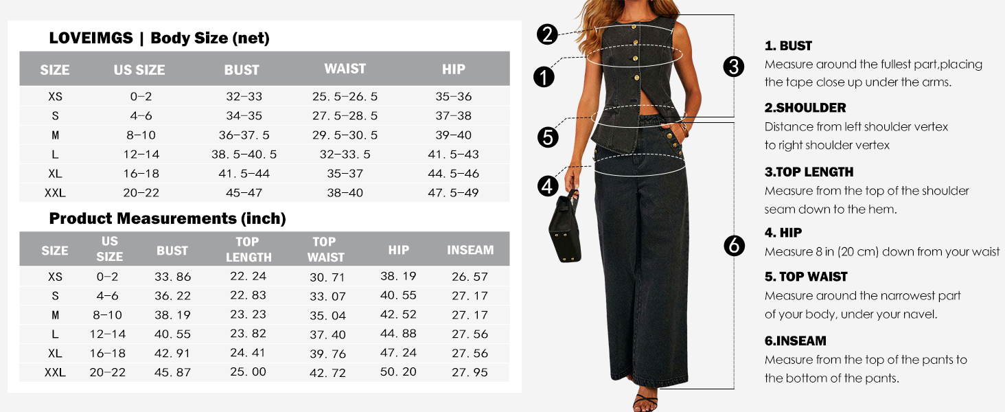 women 2 pieces denim pants set palazzo