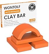 Wontolf Heavy Duty Car Clay Bar Auto Detailing Clay Luber Synthetic Lubricant Kit - Ceramic Coati...