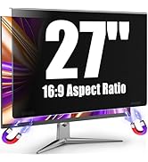 AEGIVIXE Magnetic Monitor Privacy Screen Filter 24 Inch for Computer 16:9 Aspect Ratio, Hanging A...