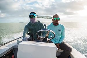 lightweight blue fishing hoodie shirt gift SPF UV UPF long sleeve outdoors redfish tarpon outdoors