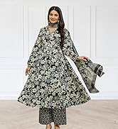 Women Printed Kurti Set with Dupatta & Pants