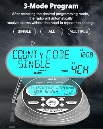 noaa weather radio with S.A.M.E