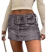 NIMIN Bermuda Shorts for Women Mid Waisted Y2K Summer Casual Jeans Shorts Loose Fit Jorts Knee Le...