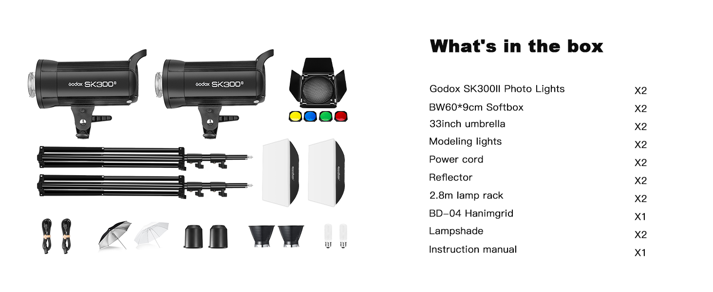 strobe kit wight light stand and softbox