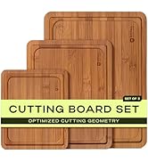 wood bamboo cutting board set