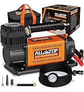ALL-TOP 12V Air Compressor w/LCD Control Panel to Preset Target Pressure, 150PSI 12.35CFM Air Pum...