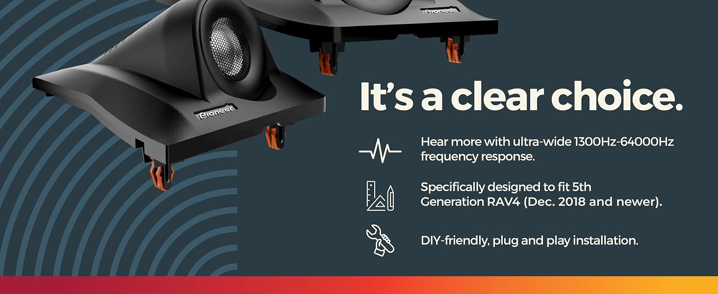 Easy, plug and play installation. Thoughtful materails and finishes to match the RAV4 interior.