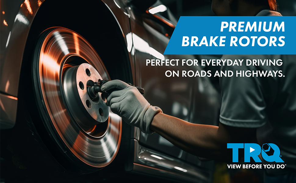 TRQ Premium brake rotors