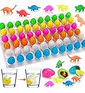 48PCS Hatching Unicorn Eggs Easter Basket Stuffer for Kids Party Favors Classroom Prizes Goodie T...