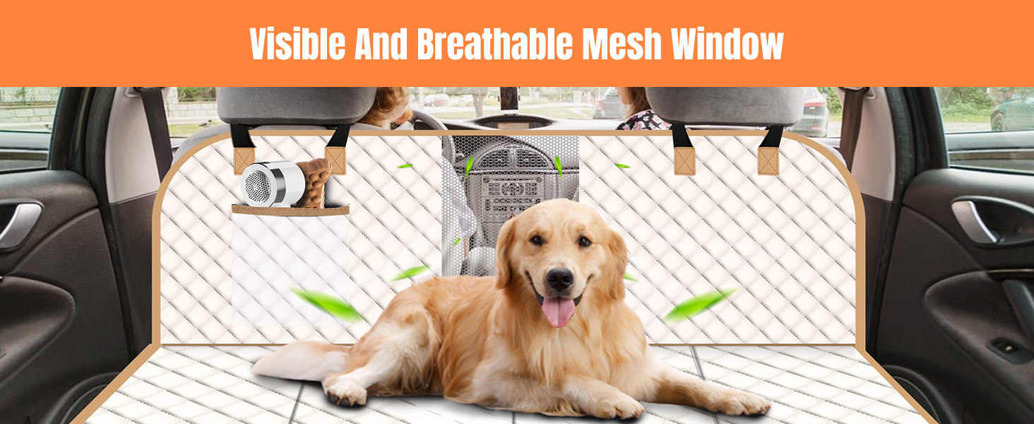dog back seat cover