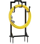 Skycarper Garden Hose Reel Holder Water Hose Hanger Organizer Stand,Black